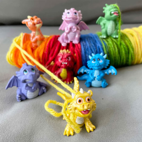 Safari Ltd. Mystic Mood Dragons TOOB #104592 - Yarning Around