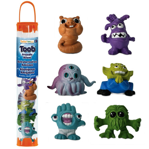 Safari Ltd. TOOB Collection - Friendly Aliens #106685 Toob with Aliens