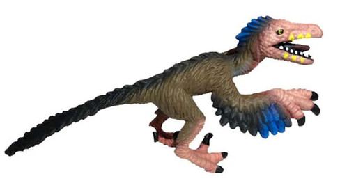 Bullyland Mini Velociraptor #61312 Manufacturer Picture right Side View