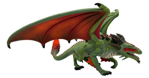 Bullyland Forest Dragon Fafnir #61505 Manufacturer Picture right side View