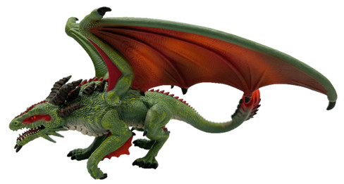 Bullyland Forest Dragon Fafnir #61505 Manufacturer Picture left side View