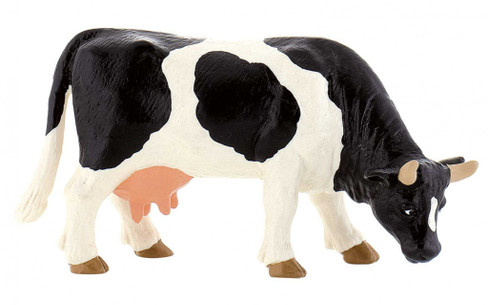 Bullyland Black & White Cow Liesel #62442 Manufacturer Picture side View