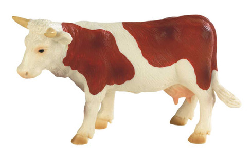 Bullyland Cow Fanny Brown/white #62610 Manufacturer Picture side View