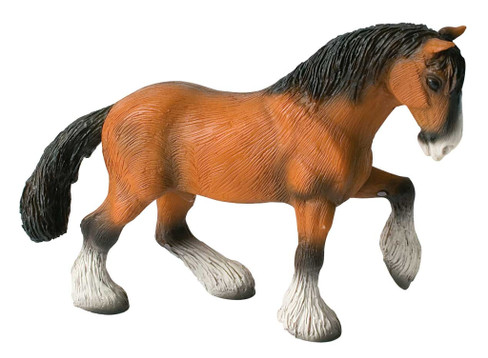 Bullyland Shire Horse Gelding #62666 Manufacturer Picture side View