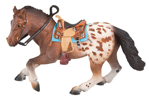 Bullyland Appaloosa Stallion #62668 Manufacturer Picture left side View