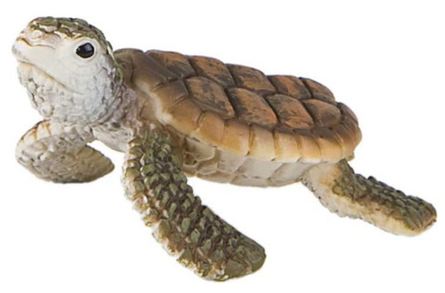 Bullyland Young Sea Turtle #63569 Manufacturer Picture side View