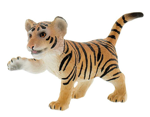 Bullyland Tiger Cub #63684 Manufacturer Picture left side View pawing