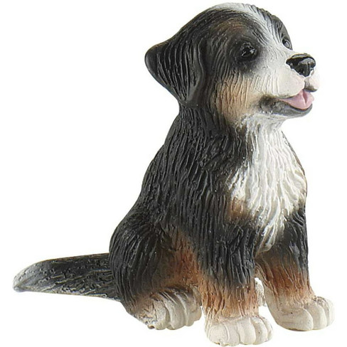 Bullyland Joy the Bernese Mountain Dog Puppy #65437 Manufacturer Picture side View