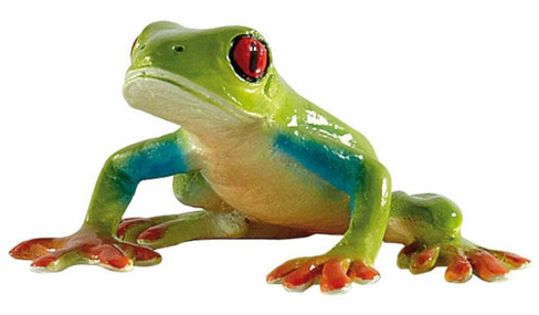 Bullyland Red-Eyed Tree Frog #68516 Manufacturer Picture front View