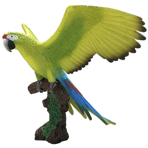 Bullyland Great Green Macaw #69392 Manufacturer Picture Side View