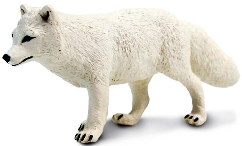 Safari Ltd Arctic Fox Animal Figure - LEft Side View