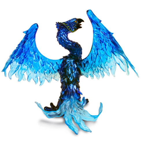 Safari Ltd. Blue Phoenix - Glossy Blue Wings - Back and Tail Picture
