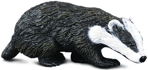 CollectA Eurasian Badger with Black and White Fur