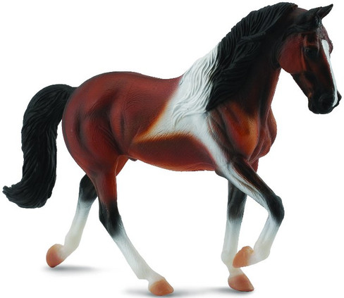CollectA Tennessee Walking Horse Stallion - Bay Pinto