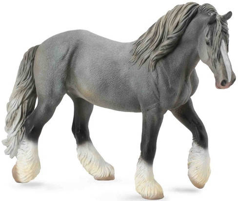 CollectA Grey Shire Mare Horse Figure
