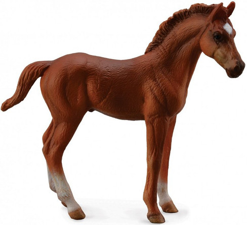 CollectA Thoroughbred Foal - Chestnut Standing Figure