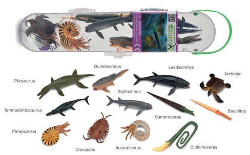 CollectA Mini Prehistoric Marine Animals Box Set #A1104 - Hero Image