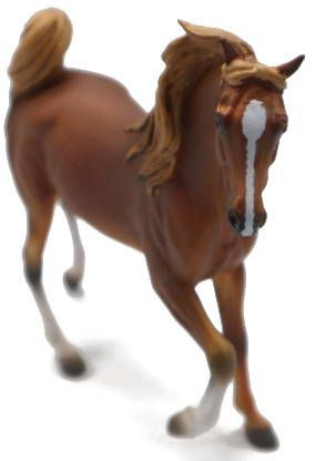 CollectA Arabian Mare - Golden Chestnut - Front Angle View
