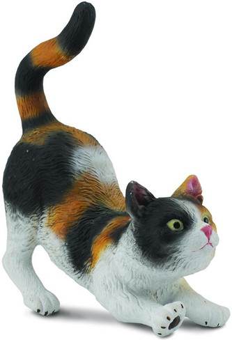 CollectA Calico House Cat - Stretching - Manfuacturer Picture