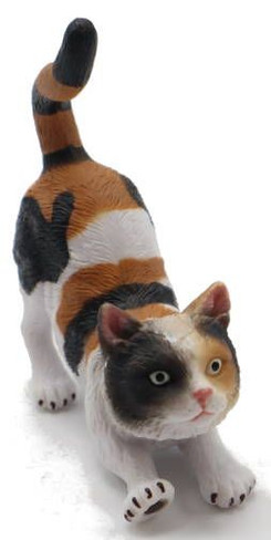 CollectA Calico House Cat - Stretching - Front Angle View