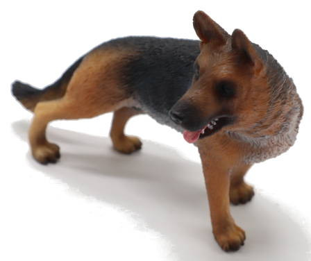 CollectA German Shepard Dog Figure - Front Angle View