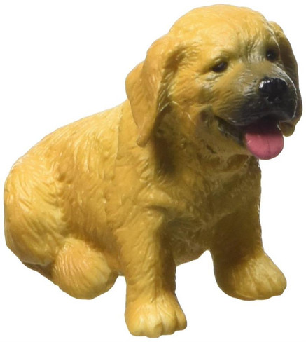 CollectA Retreiver Golden Puppy - Playful puppy lying on its back