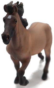 CollectA Icelandic Stallion Light Brown - Front Angle View