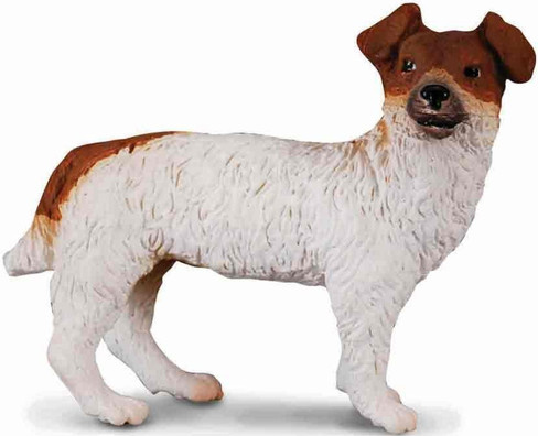 CollectA Jack Russel Terrier - Standing figurine with brown patches