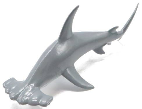 CollectA Shark Hammered - Bluish Grey Coloring - Angle View