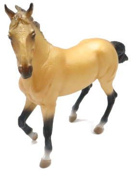 CollectA Teke Mare - Buckskin Akhal - Front Angle View