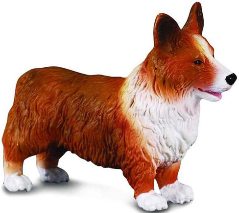 CollectA Welsh Corgi - Brown and white Shaggy Dog