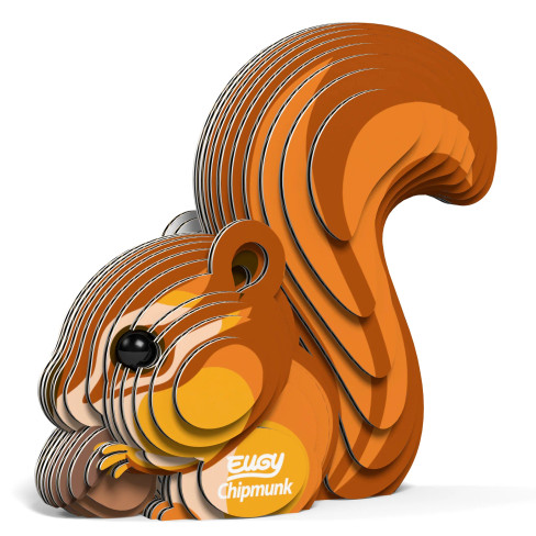 EUGY Chipmunk 3D Puzzle #041 - Manufacturer hero image