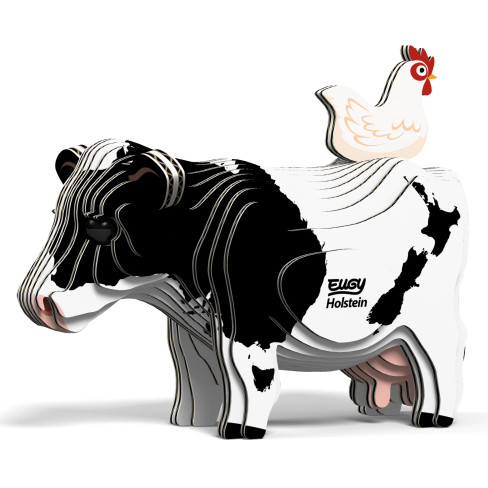 EUGY Holstein Cow 3D Puzzle #079 - Manufacturer hero image
