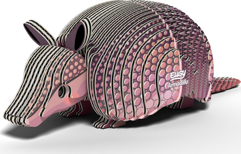 EUGY Armadillo 3D Puzzle #095 - Manufacturer main image