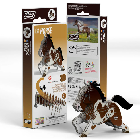 EUGY  Horse 3D Puzzle #134 - Package image