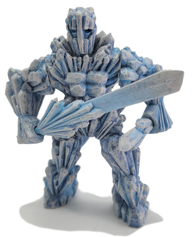 Papo Ice Golem Warrior Figure - Front View