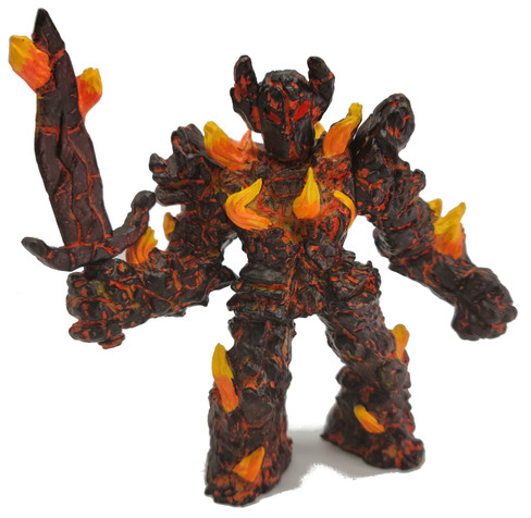 Papo Fire Golum Warrior Figure - Front View