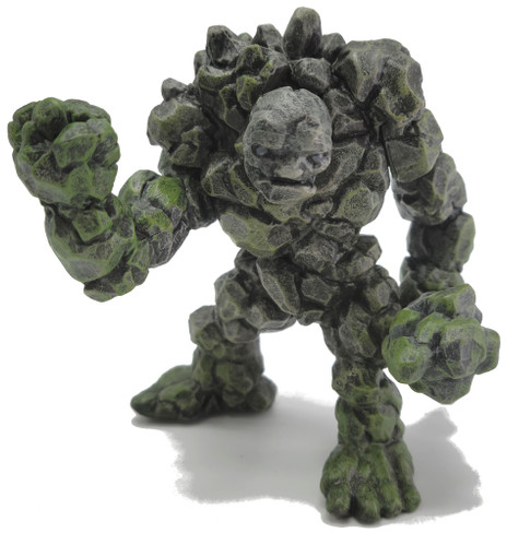 Papo Stone Golem Warrior Toy Figure - Front View