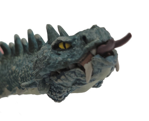 Papo Basilisk Poseable Figure - Head View - Mouth closed