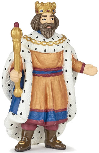 Papo King with Scepter and Golden Crown