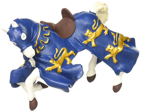 Papo King Richards Horse - Blue and Gold Coloring