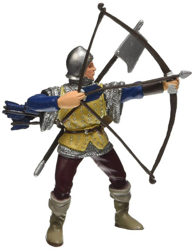 Papo Blue Blowman Archer with Bow Drawn