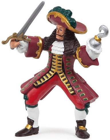Papo Captain Corsair Pirate Figure with Hook