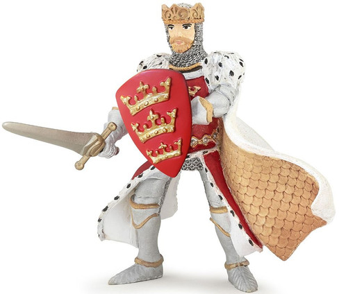 Papo King Arthur in Red Figure - Manufacturer View