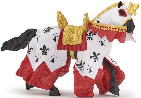 Papo King Arthur Horse - Red - Manufacturer Picture