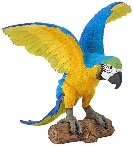 Papo Blue and Yellow Macaw Parrot - Manufacturer Picture