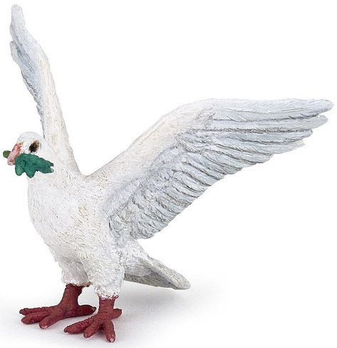 Papo Dove Figure in Flying Pose - Manufacturer Picture