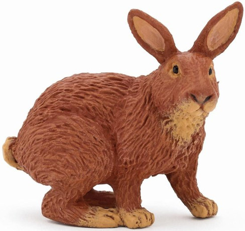 Papo Brown Rabbit with Long Ears
