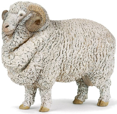 Papo Sheep  - Merino Ram with Curly Horns