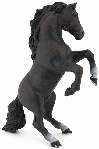 Papo Black Rearing Horse